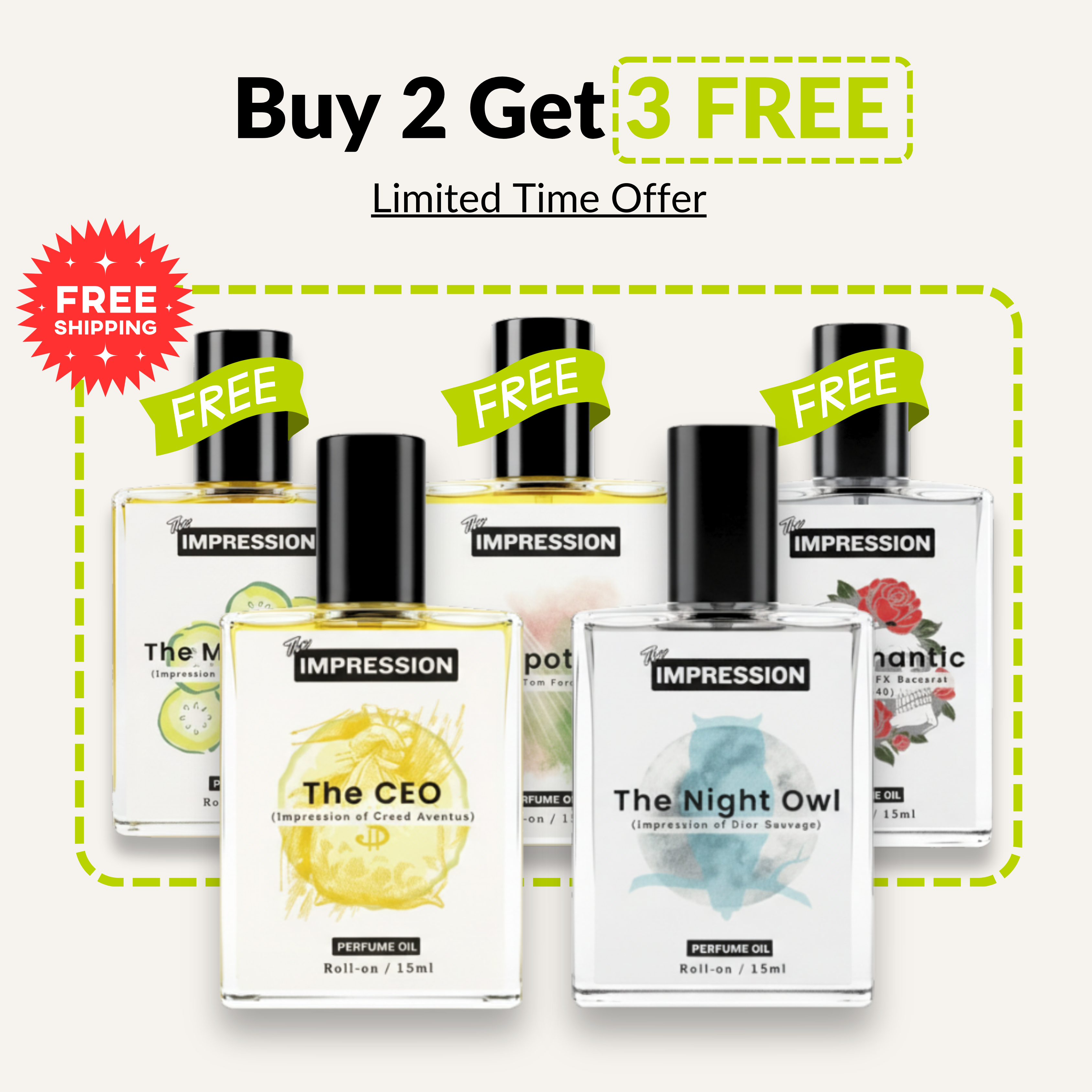 Buy 2 Get 3 Free